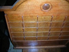 Shapland & Petter Attributed, Arts & Crafts Oak Letter Rack - Thumbnail 2
