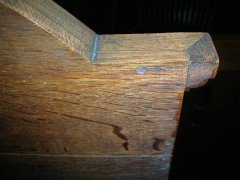 Shapland & Petter Attributed, Arts & Crafts Oak Letter Rack - Thumbnail 5