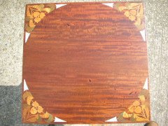 Lambs of Manchester. An Arts & Crafts mahogany sidetable - Thumbnail 2