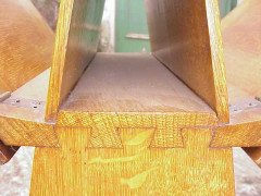 Liberty & Co., an Arts and Crafts Oak Folding Magazine Rack - Thumbnail 3