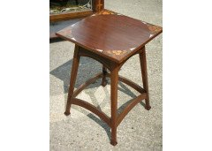 Lambs of Manchester. An Arts & Crafts mahogany sidetable - Thumbnail 5