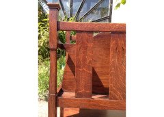 Shapland & Petter. A rare Arts & Crafts Oak canterbury - Thumbnail 7