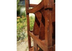 Shapland & Petter. A rare Arts & Crafts Oak canterbury - Thumbnail 9