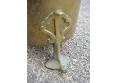 A Nice Little Arts & Crafts Brass Plant Pot - Thumbnail 6