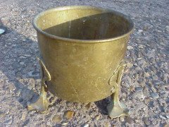 A Nice Little Arts & Crafts Brass Plant Pot - Thumbnail 7