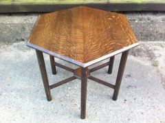 A Well-Crafted Cotswold School Oak low sidetable - Thumbnail 1
