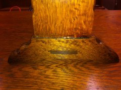 A Little Arts & Crafts Oak Drop Leaf Tea or Side Table - Thumbnail 9