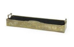Thomas Jeckyll for Barnard Bishop and Barnard. Rare Anglo-Japanese Tinder brass box - Thumbnail 2