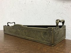 Thomas Jeckyll for Barnard Bishop and Barnard. Rare Anglo-Japanese Tinder brass box - Thumbnail 4