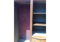 Shapland & Petter. A stunning Oak treble wardrobe and matching chest-of-drawers/cupboard - Thumbnail 8