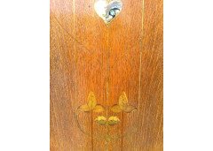 Shapland & Petter. A stunning Oak treble wardrobe and matching chest-of-drawers/cupboard - Thumbnail 12