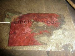 Liberty & Co. A copper mirror with hand formed stylised tree designs after a design by C. F. A Voysey - Thumbnail 3
