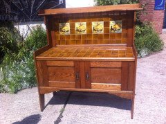 Shapland & Petter. A washstand with tiles depicting galleons - Thumbnail 2