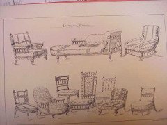 Moyar Smith for Collinson & Lock. Chaise Lounge with triangular 'A' frame to one end - Thumbnail 9