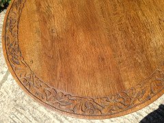 Arthur Simpson. A Well-Crafted Arts & Crafts Oak side table - Thumbnail 4