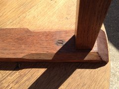 Arthur Simpson. A Well-Crafted Arts & Crafts Oak side table - Thumbnail 9