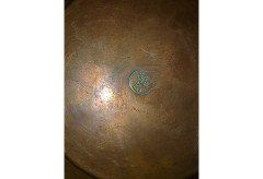 Arts & Crafts copper spirit kettle on stand c.1900 - Thumbnail 6
