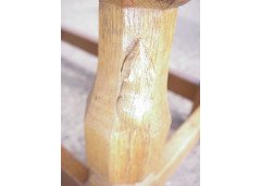 Robert Mouseman Thompson. A Oak duet seat. - Thumbnail 2
