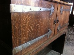 M. H. Baillie Scott for John Broadwood. An Oak Arts & Crafts Manxman Piano - Thumbnail 2