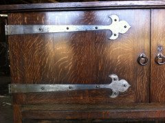 M. H. Baillie Scott for John Broadwood. An Oak Arts & Crafts Manxman Piano - Thumbnail 3