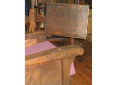 An Arts & Crafts Oak reading reclining Armchair - Thumbnail 2