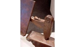 An Arts & Crafts Oak reading reclining Armchair - Thumbnail 3