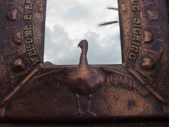 Birmingham Guild of Handicraft, In the manner of. A fabulous Arts & Crafts copper mirror - Thumbnail 6