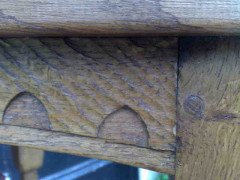 Thomas Gnomeman Whittaker. A Well-Crafted corner table - Thumbnail 6