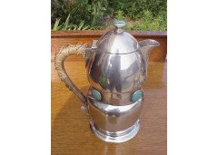 Connell, Pewter Jug with Turquoise Ruskin Jewels - Thumbnail 1