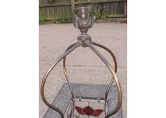 An Arts & Crafts copper lantern - Thumbnail 3