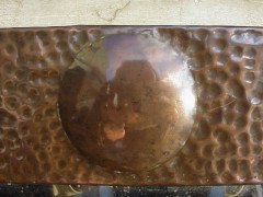 An Arts & Crafts copper mirror - Thumbnail 3