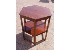 Shapland and Petter. A mahogany hexagonal sidetable - Thumbnail 1