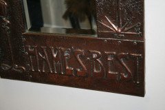A good Arts & Crafts copper mirror - Thumbnail 2