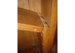 Albert Eagleman Jeffray. An Oak drop leaf dining table - Thumbnail 6