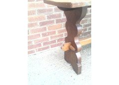 Robert Gnomeman Whittiker. An Arts & Crafts Oak table - Thumbnail 5
