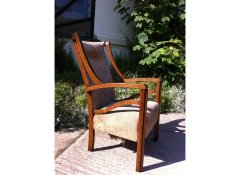 British, 1950s Mid-Century Modern Oak Armchair - Thumbnail 3