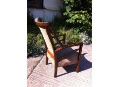 British, 1950s Mid-Century Modern Oak Armchair - Thumbnail 4