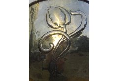 Arthur Dixon for Birmingham Guild of Handicraft. Arts & Crafts brass jardinere - Thumbnail 5