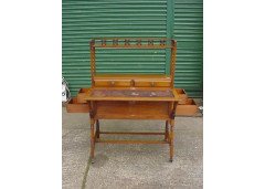 Liberty & Co. A rare Liberty & Co. Moorish/Anglo-Japanese desk - Thumbnail 1