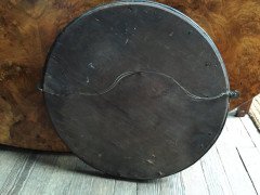 Liberty & Co., Style of. An Arts & Crafts circular copper mirror inset with four turquoise and red Ruskin jewels. - Thumbnail 6