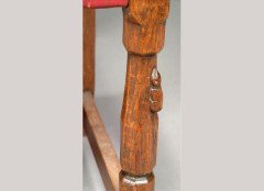 Robert Mouseman Thompson. adzed Oak side chair - Thumbnail 2