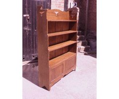 Liberty & Co. A Oak Bookcase with a pair of cupboards - Thumbnail 2