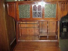 An Arts & Crafts Walnut Fall Front Bureau
