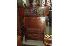 An Arts & Crafts Walnut Fall Front Bureau - Thumbnail 2