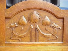 Shapland and Petter. A sweet little Arts and Crafts oak stickstand - Thumbnail 3