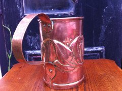 Birmingham Guild of Handicraft. A top quality Irish School Arts & Crafts copper cup - Thumbnail 2