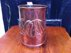 Birmingham Guild of Handicraft. A top quality Irish School Arts & Crafts copper cup - Thumbnail 4