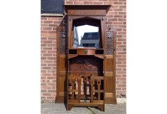 Shapland & Petter. An Arts & Crafts Oak hallstand - Thumbnail 1