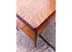 A Well-Crafted Arts & Crafts Oak Side Table on Square Tapering Legs United by a Lower Shelf - Thumbnail 5