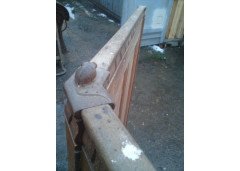 Robert Mouseman Thompson. A pair of Oak panels with central hinged door - Thumbnail 5